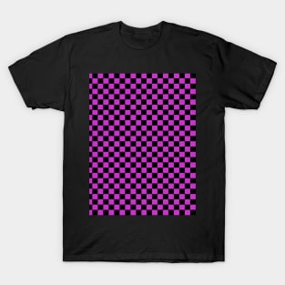 Purple Check T-Shirt